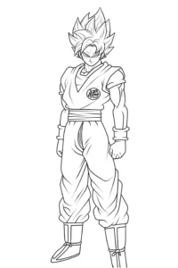 dibujos para colorear de goku