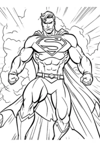dibujos para colorear de superman