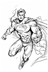 dibujos para colorear de superman