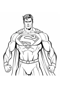 dibujos para colorear de superman