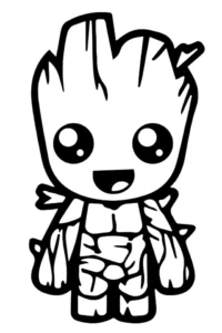 groot para colorear