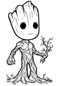 groot para colorear