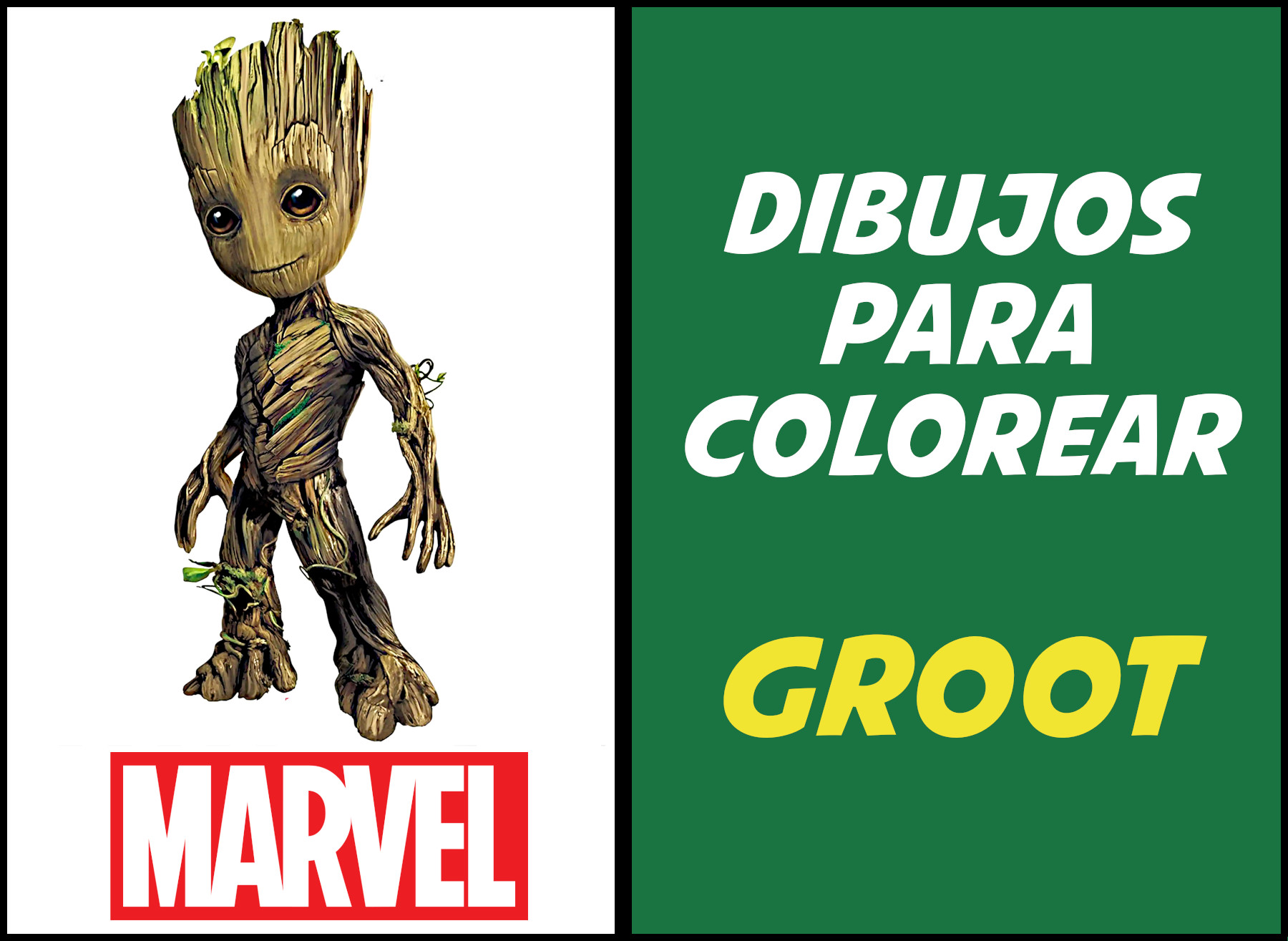 groot para colorear