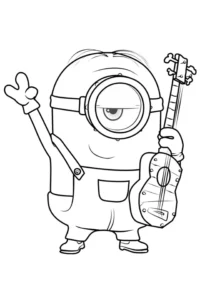 minion para colorear