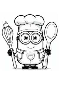 minions dibujos para colorear