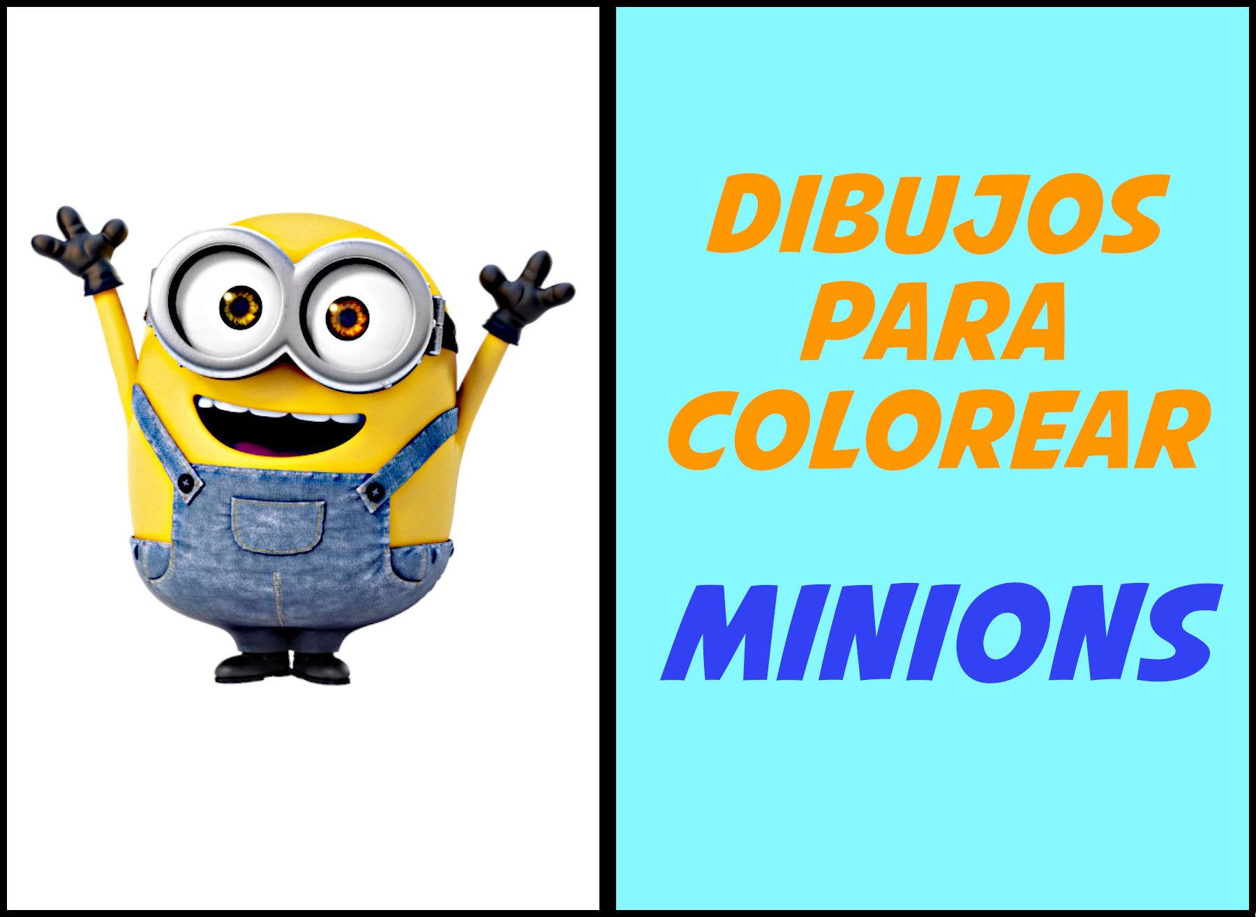 minions para colorear
