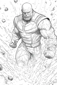 para colorear thanos