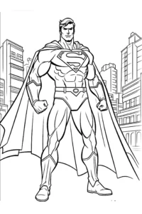 superman colorear