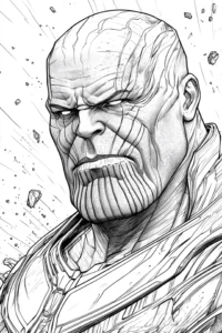 thanos dibujo