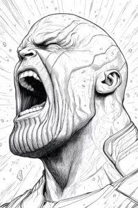 thanos dibujos