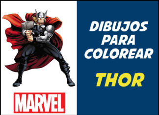 Dibujos de Thor para Colorear thor dibujo