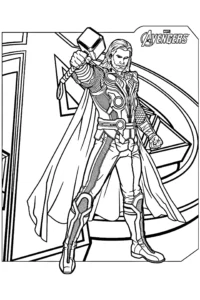 thor para colorear