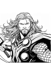 thor para colorear
