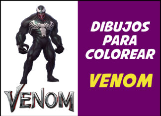 Dibujos de Venom para imprimir gratis 🕷️ venom dibujo