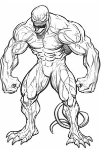 venon para colorear