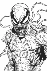 venom para colorear