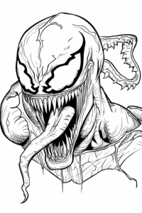 venom para colorear