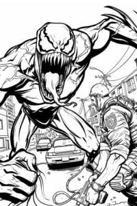 venom para colorear