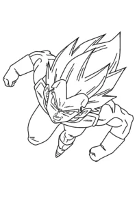 dibujo dragon ball para colorear