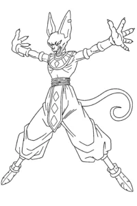 dibujos dragon ball para colorear
