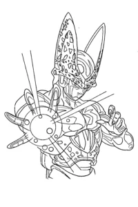 dibujos dragon ball para colorear