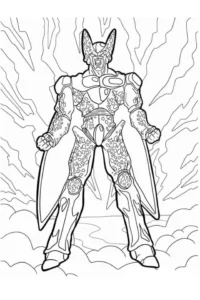 dibujos dragon ball para colorear