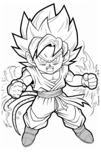 dibujos para colorear dragon ball
