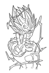 dragon ball dibujo para colorear