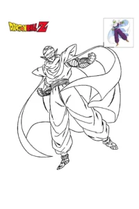 dragon ball para colorear