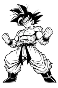 dragon ball para colorear