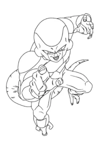 dragon ball para colorear