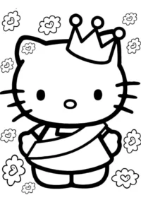 hello kitty para colorear