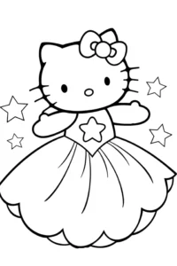 hello kitty para colorear