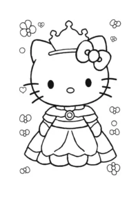 hello kitty para colorear