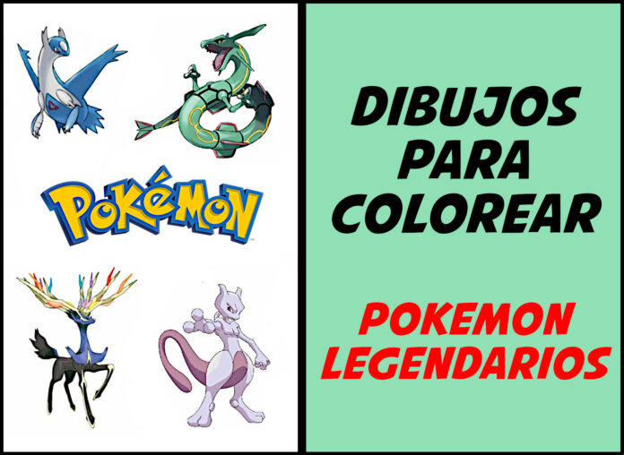 legendarios pokemon para colorear legendarios pokemon para colorear