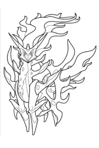 pokemon legendarios para colorear