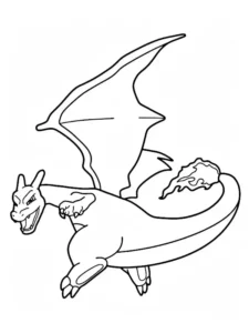 charizar para colorear