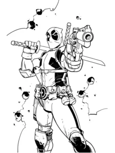 deadpool dibujo