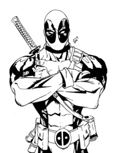 deadpool dibujo