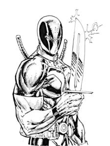 deadpool dibujo