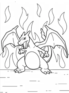 dibujo de charizard