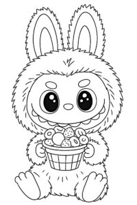 dibujo de labubu