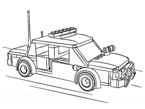 dibujo de lego para colorear