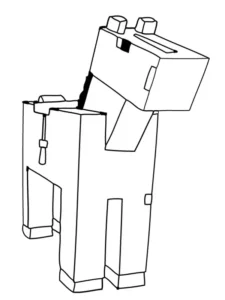 dibujo de minecraft para colorear