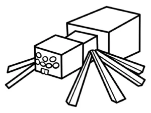 dibujo de minecraft para colorear