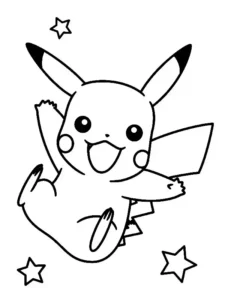 dibujo de pikachu