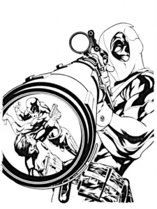 dibujo deadpool