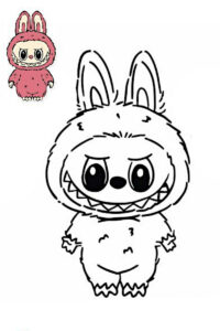dibujo labubu
