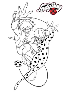dibujo ladybug para colorear