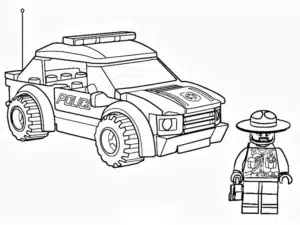 dibujo lego para colorear